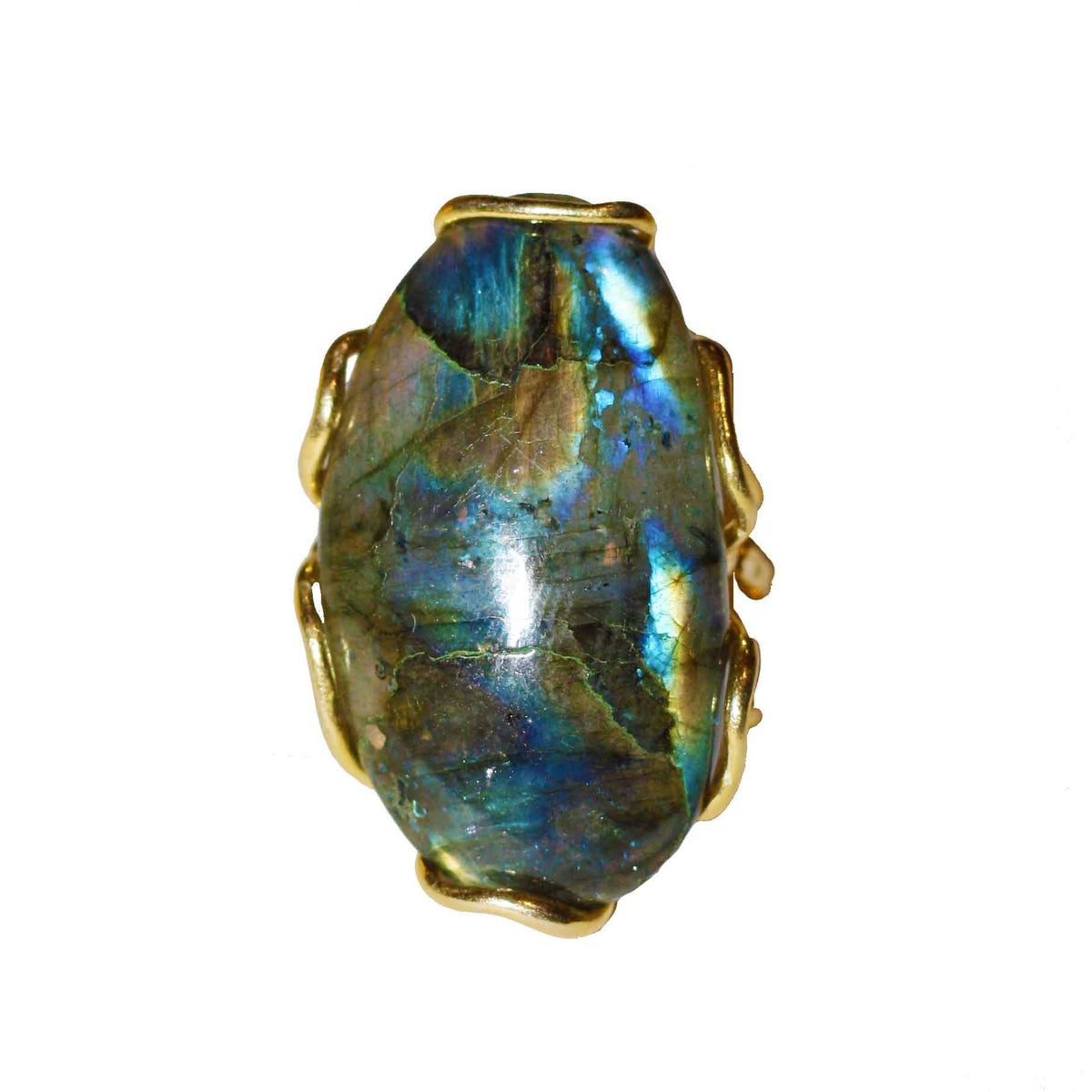Modupe Silver Gold Plated Ring