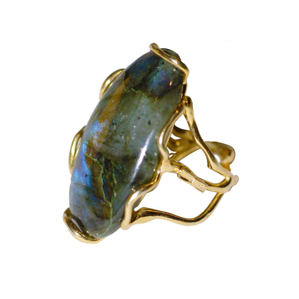 Modupe Silver Gold Plated Ring